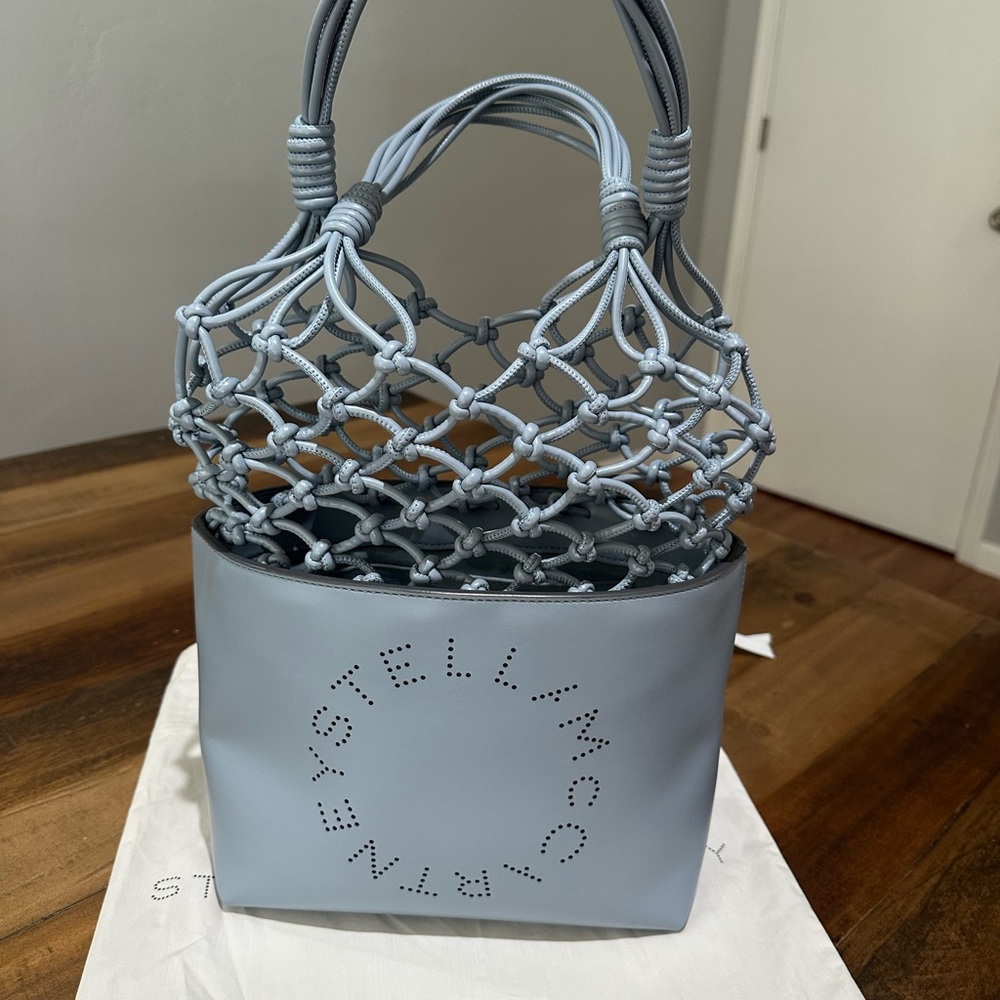 Stella McCartney Gray Knotted Tote